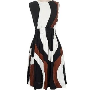 Kate Spade Black and White Sleeveless Dress